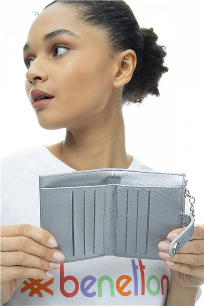 Benetton Logo Detaylı Kadın Portföy & Clutch Çanta