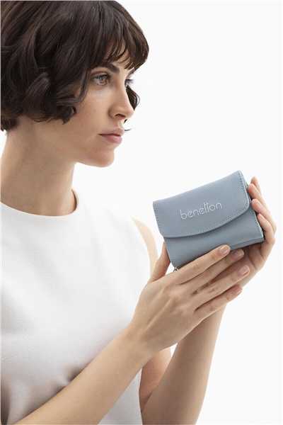 Benetton Logo Detaylı Kadın Portföy & Clutch Çanta