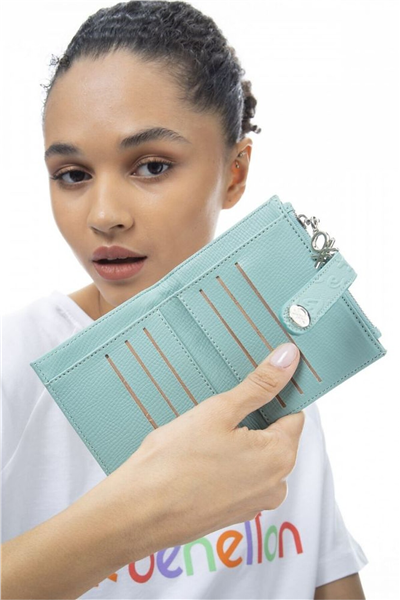 Benetton Logo Detaylı Kadın Portföy & Clutch Çanta