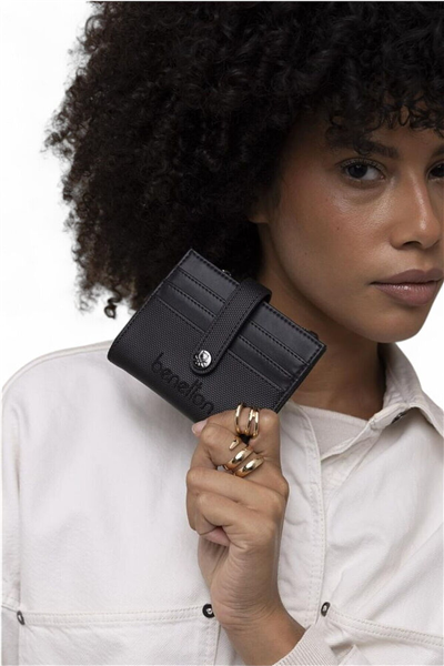 Benetton Logo Detaylı Kadın Portföy & Clutch Çanta