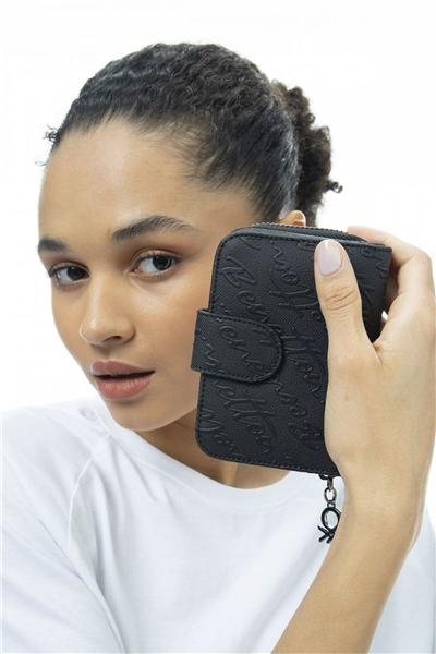 Benetton Logo Detaylı Kadın Portföy & Clutch Çanta