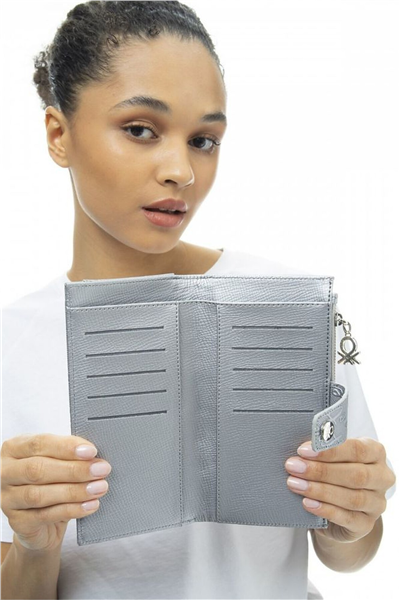 Benetton Logo Detaylı Kadın Portföy & Clutch Çanta