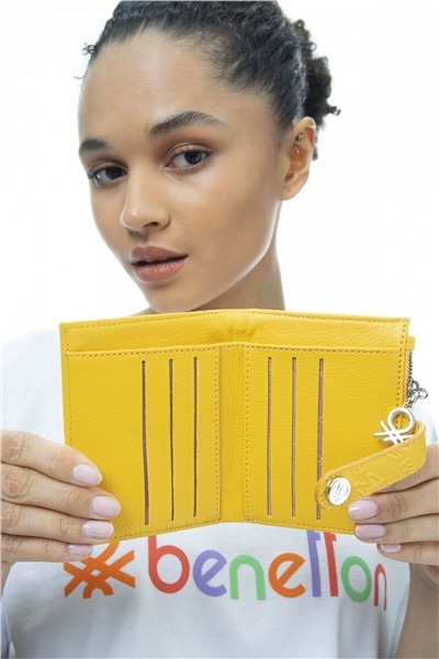Benetton Logo Detaylı Kadın Portföy & Clutch Çanta
