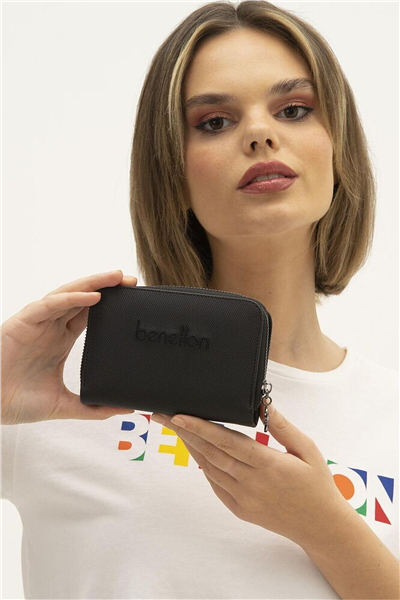 Benetton Logo Detaylı Kadın Portföy & Clutch Çanta