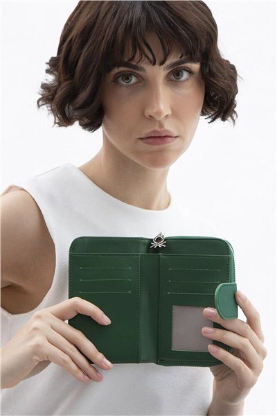 Benetton Logo Detaylı Kadın Portföy & Clutch Çanta