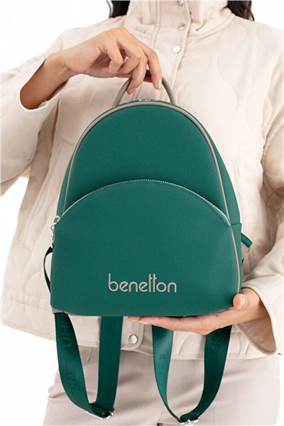 Benetton Logo Detaylı Kadın Sırt Çantası