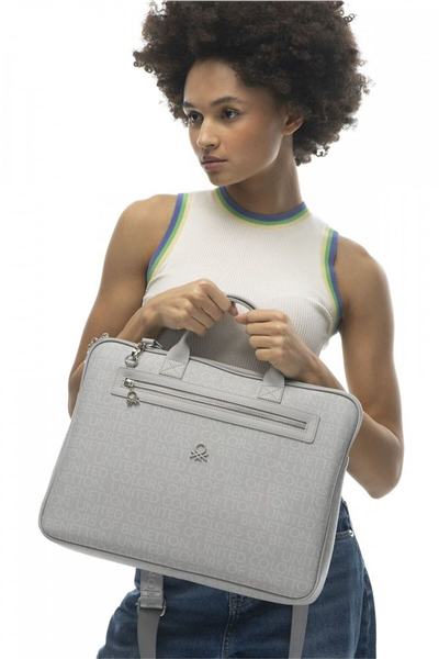 Benetton Monogram Erkek Laptop & Evrak Çantası