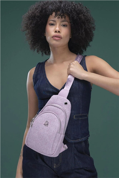 Benetton Monogram Kadın Body Bag