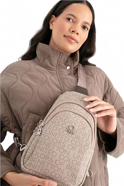 Benetton Monogram Kadın Body Bag