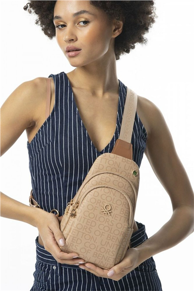 Benetton Monogram Kadın Body Bag