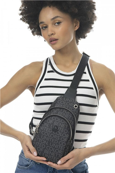 Benetton Monogram Kadın Body Bag