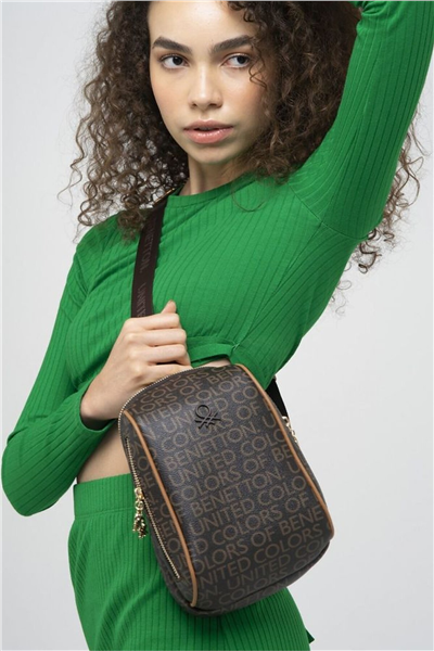 Benetton Monogram Kadın Body Bag