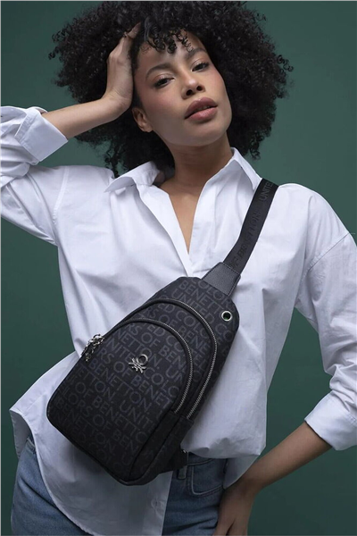 Benetton Monogram Kadın Body Bag
