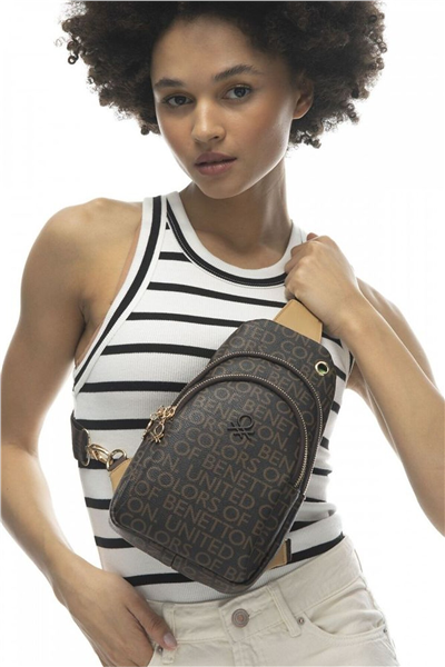 Benetton Monogram Kadın Body Bag