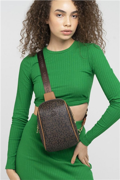 Benetton Monogram Kadın Body Bag