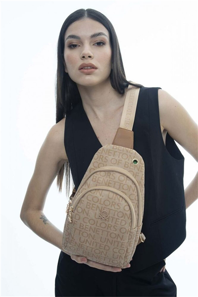 Benetton Monogram Kadın Body Bag