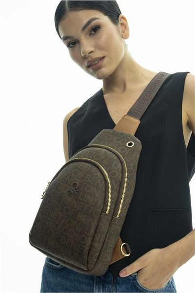 Benetton Monogram Kadın Body Bag