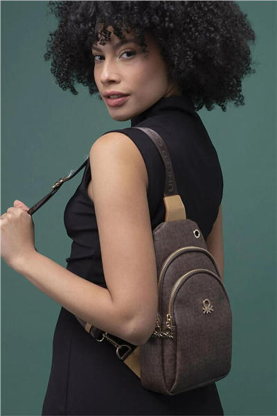 Benetton Monogram Kadın Body Bag