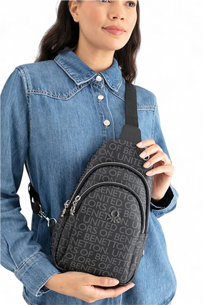 Benetton Monogram Kadın Body Bag