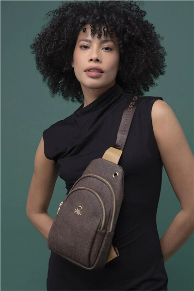 Benetton Monogram Kadın Body Bag