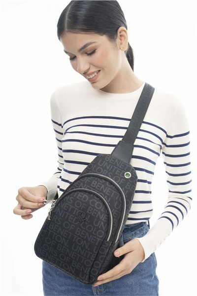 Benetton Monogram Kadın Body Bag