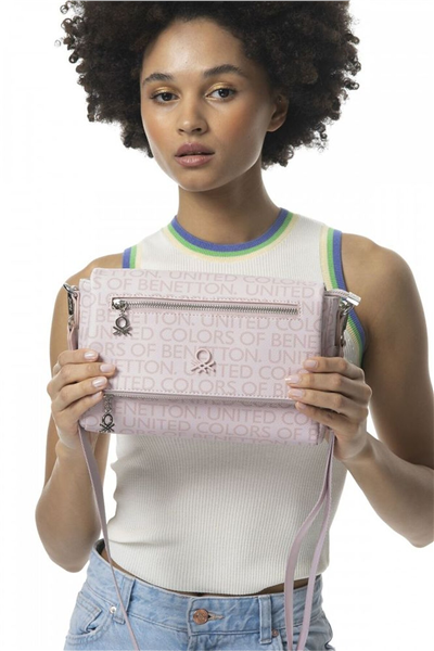 Benetton Monogram Kadın Çapraz Askılı Çanta