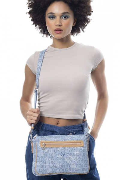 Benetton Monogram Kadın Çapraz Askılı Çanta