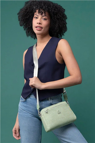Benetton Monogram Kadın Çapraz Askılı Çanta