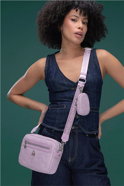 Benetton Monogram Kadın Çapraz Askılı Çanta