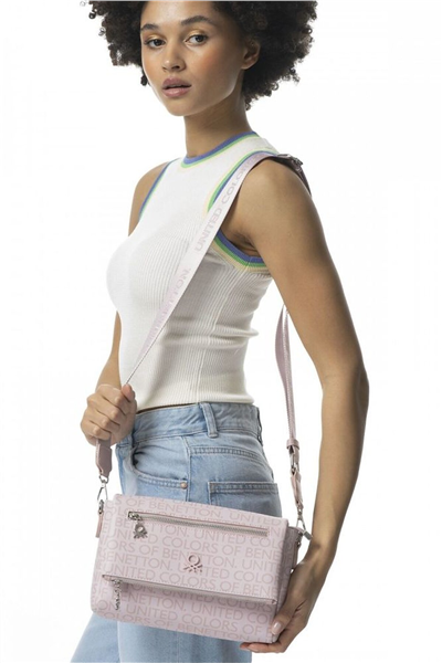 Benetton Monogram Kadın Çapraz Askılı Çanta