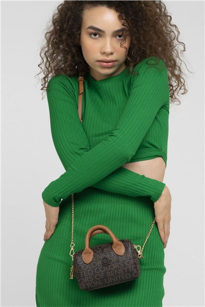 Benetton Monogram Kadın Çapraz Askılı Çanta