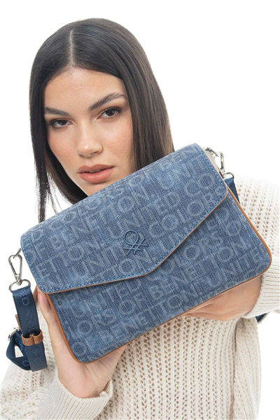 Benetton Monogram Kadın Çapraz Askılı Çanta