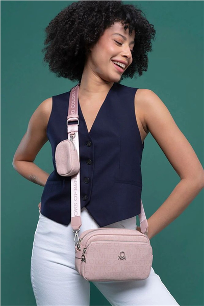Benetton Monogram Kadın Çapraz Askılı Çanta