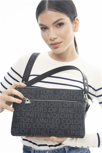 Benetton Monogram Kadın Çapraz Askılı Çanta