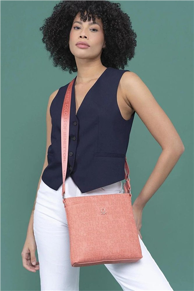 Benetton Monogram Kadın Çapraz Askılı Çanta
