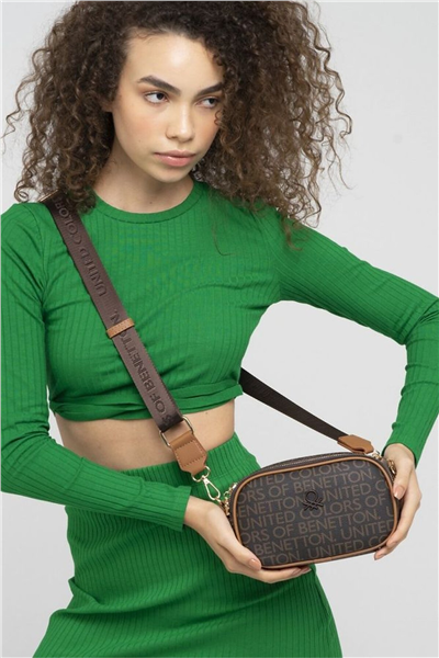Benetton Monogram Kadın Çapraz Askılı Çanta