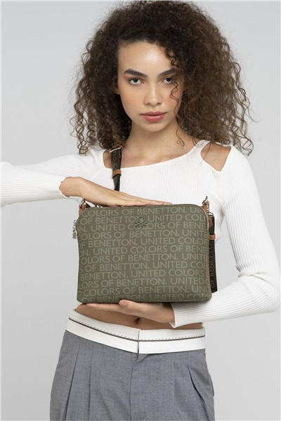 Benetton Monogram Kadın Çapraz Askılı Çanta