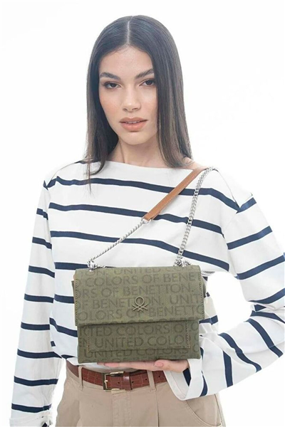 Benetton Monogram Kadın Çapraz Askılı Çanta