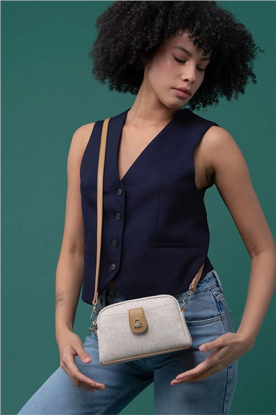 Benetton Monogram Kadın Çapraz Askılı Çanta