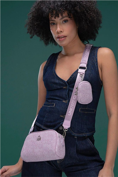 Benetton Monogram Kadın Çapraz Askılı Çanta