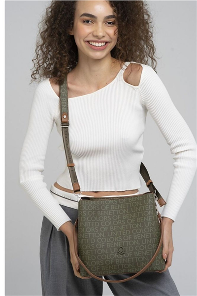 Benetton Monogram Kadın Çapraz Askılı Çanta