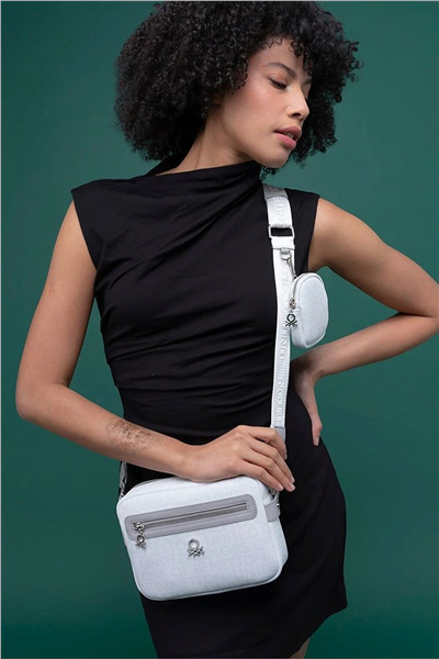 Benetton Monogram Kadın Çapraz Askılı Çanta