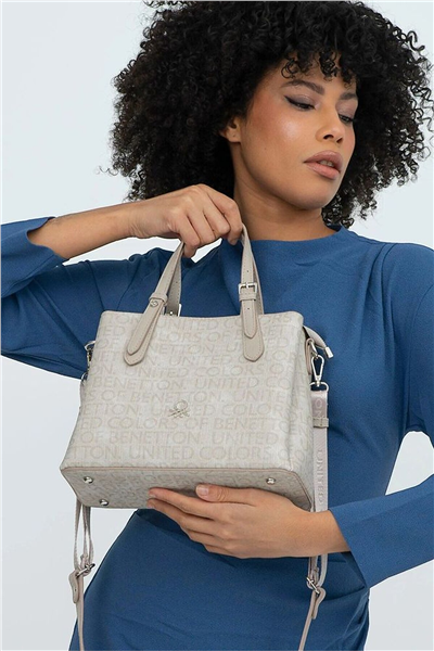 Benetton Monogram Kadın El Çantası