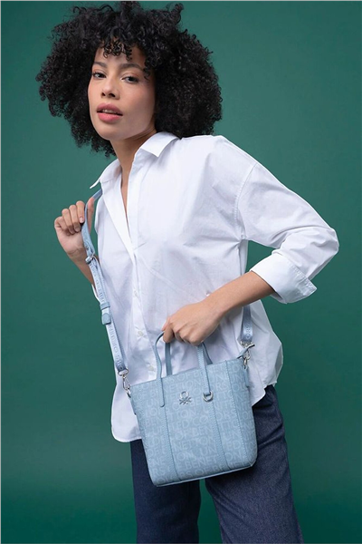 Benetton Monogram Kadın El Çantası