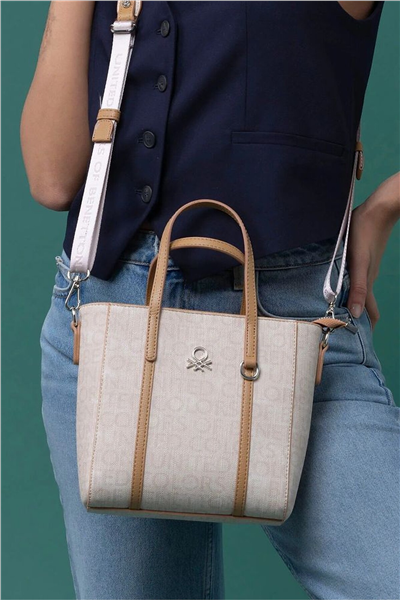 Benetton Monogram Kadın El Çantası