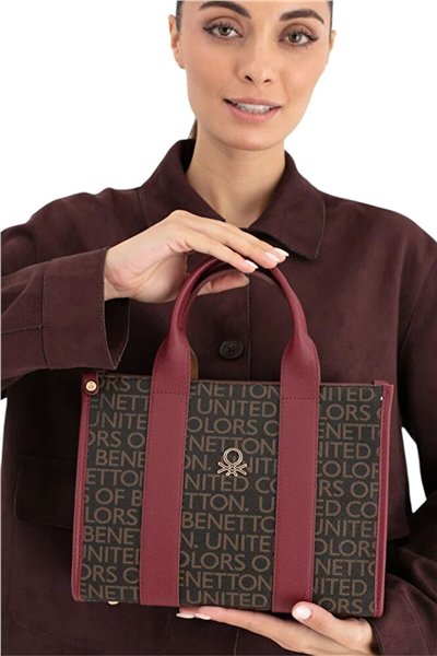Benetton Monogram Kadın El Çantası