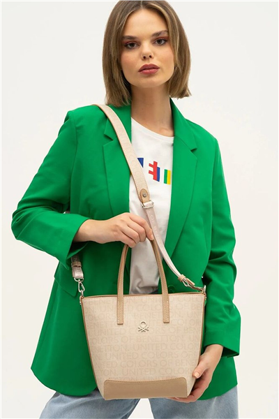 Benetton Monogram Kadın El Çantası