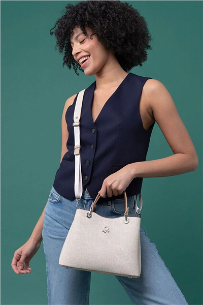 Benetton Monogram Kadın El Çantası