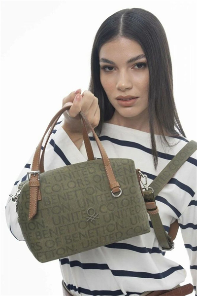Benetton Monogram Kadın El Çantası