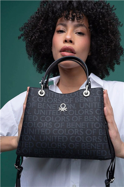 Benetton Monogram Kadın El Çantası